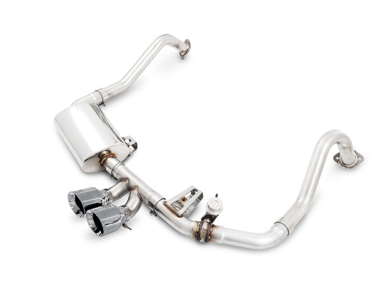 AWE Tuning SwitchPath Exhaust PSE Only - Chrome Silver Tips — Porsche Boxster / Cayman (718) — AWE Tuning performance part