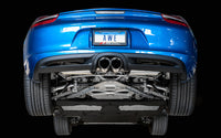 AWE Tuning Performance Exhaust System - with Diamond Black Tips — Porsche Boxster / Cayman (981) — AWE Tuning performance part