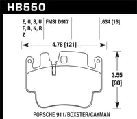 Hawk HPS 5.0 Brake Pads, Front — Porsche Boxster (986/987) — Hawk performance part