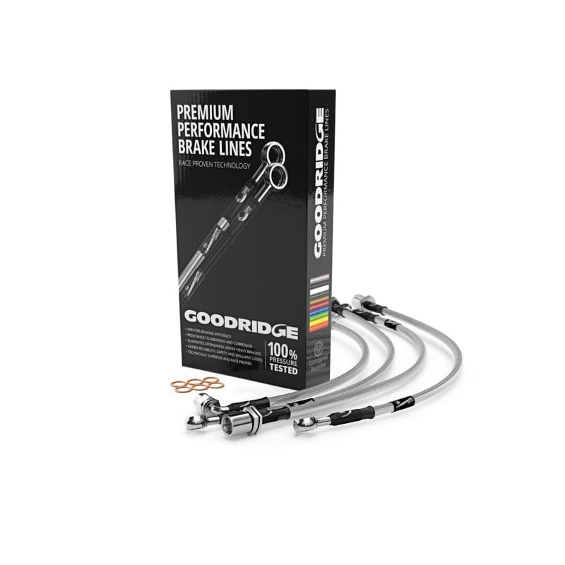 Goodridge 4.0L Stainless Steel Brake Lines — Porsche Cayman (718) — Goodridge performance part