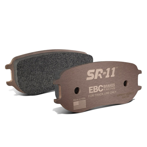 EBC Racing Cup MR with PFC Brakes SR-11 Sintered Race Brake Pads, Rear, Porsche 911 GT3 (991)