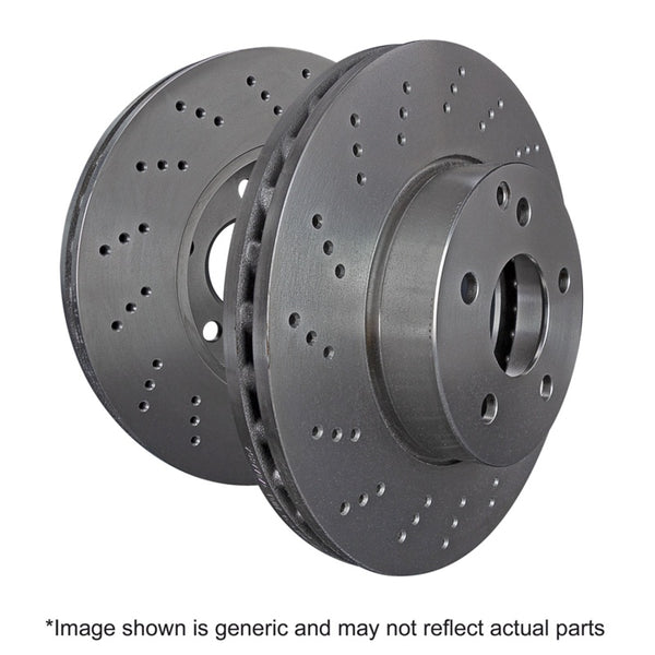 EBC 2.7L with Cast Iron Rotors RK Series Premium Rotors, Rear, Porsche Boxster (986/987)