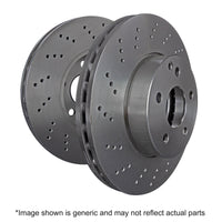 EBC Cast Iron Rotors Only 2.9L RK Series Premium Rotors, Rear — Porsche Cayman (981/987) — EBC performance part