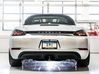 AWE Tuning SwitchPath Exhaust PSE Only - Diamond Black Tips — Porsche Boxster / Cayman (718) — AWE Tuning performance part