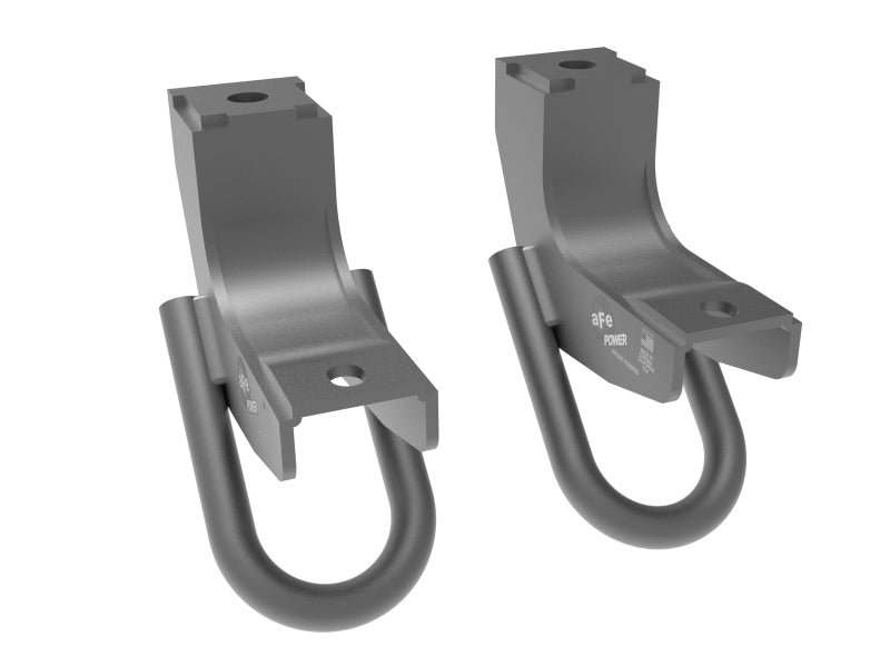 aFe Front Tow Hook Gray — Toyota Tundra 2022