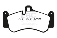 EBC Cast Iron Rotor only 3.6 Twin Redstuff Brake Pads, Front — Porsche 911 GT2/Turbo (996) — EBC performance part