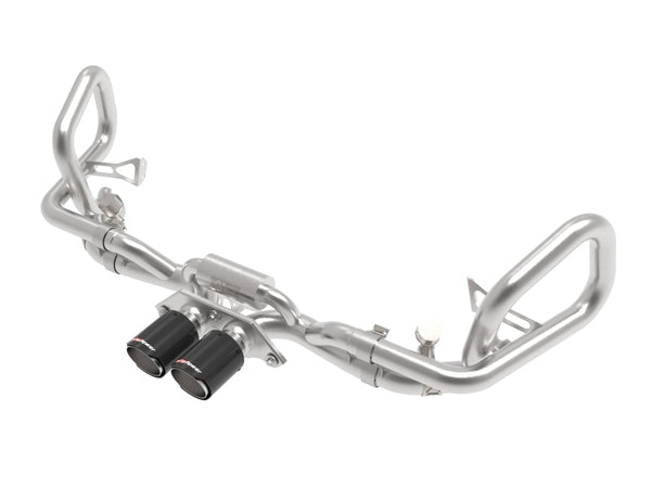 aFe H6 3.8L MACH Force-Xp 304 SS Cat-Back Exhaust System with Carbon Tips, Porsche 911 GT3 (991)