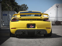 aFe MACHForce XP 2.25in-2.5in 304SS Exhaust Cat-Back 4.0L - Black Tips — Porsche Cayman GT4 (718) — aFe performance part