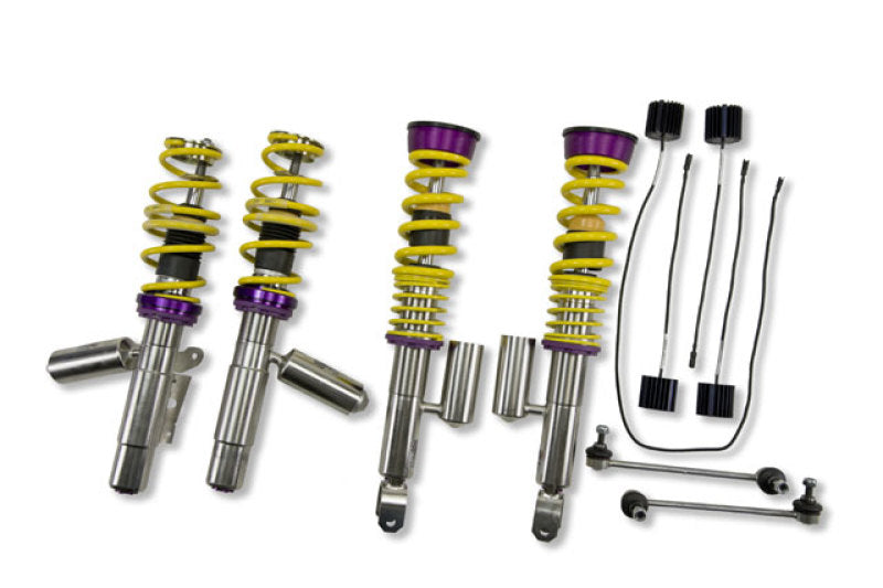 KW Coilover Kit V3 Coupe with PASM Must Deactivate PASM — Porsche 911 Turbo (997) — KW performance part