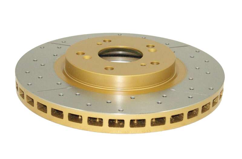 DBA Street Gold Cross-Drilled Slotted KP Front Accord