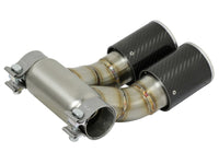 aFe Power Carbon Fiber Exhaust Tip Upgrade — Porsche Boxster / Cayman (981) — aFe performance part
