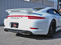 aFe MACHForce XP H6-3.8L SS-304 Cat-Back Exhaust with Carbon Fiber Tips — Porsche 911 (991) — aFe performance part