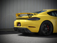 aFe MACHForce XP 2.25in-2.5in 304SS Exhaust Cat-Back 4.0L - Black Tips — Porsche Cayman GT4 (718) — aFe performance part