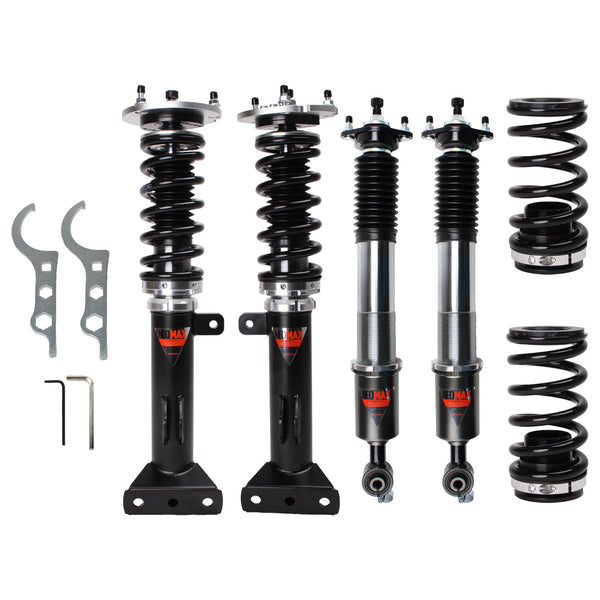 SILVER'S NEOMAX COILOVERS BMW 3 SERIES (E30) WITH E36 FRONT LOWER MOUNTS 1985–1991